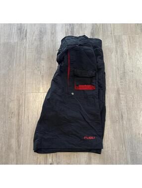 FUBU Men's Black and Navy Shorts